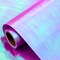Hot Pink Wrapping Paper - Mini Roll - 17 inch x 16.5 feet - Holographic Iridescent Wrapping Paper for Birthday, Wedding, Baby Shower, Bridal Shower, Valentine's Day, Mother's Day